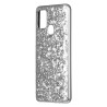 Funda Brillantina Plata para Samsung Galaxy A21s