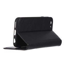 Funda Libro Multifuncional Negra para iPhone 6S