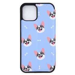 Funda Libro Multifuncional para iPhone 12 Pro Max Bulldog Frenchy