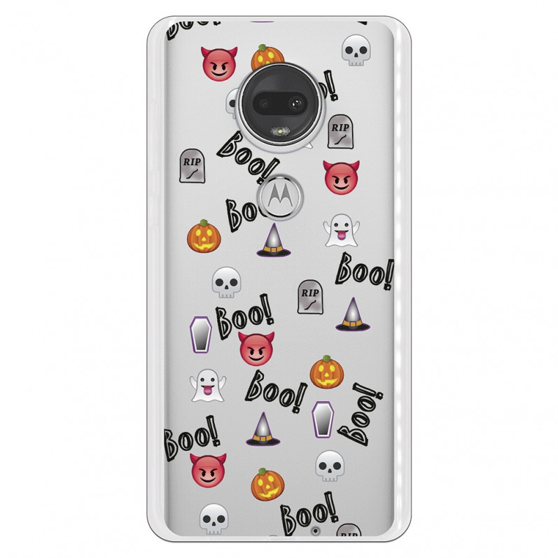 Carcasa Halloween Icons para Motorola Moto G7 - La Casa de las Carcasas