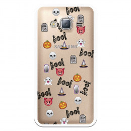 Carcasa Halloween Icons para Samsung Galaxy J3 - La Casa de las Carcasas