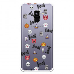 Carcasa Halloween Icons para Samsung Galaxy A8 2018 - La Casa de las Carcasas