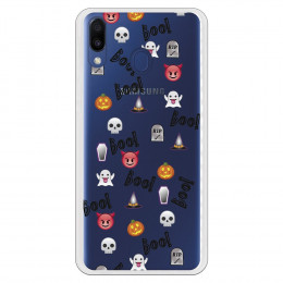 Carcasa Halloween Icons para Samsung Galaxy M20- La Casa de las Carcasas