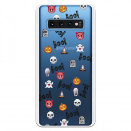 Carcasa Halloween Icons para Samsung Galaxy S10- La Casa de las Carcasas