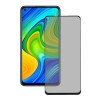 Cristal Templado Completo Antiespía Transparente para Xiaomi Redmi Note 9