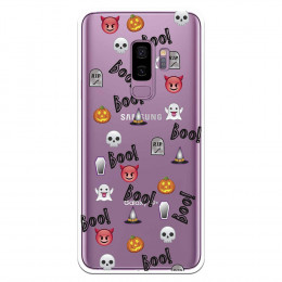 Carcasa Halloween Icons para Samsung Galaxy S9 Plus- La Casa de las Carcasas