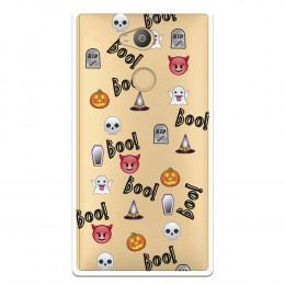 Carcasa Halloween Icons para Sony Xperia L2- La Casa de las Carcasas
