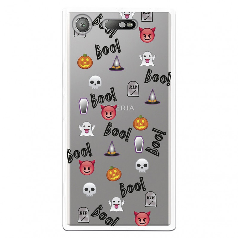 Carcasa Halloween Icons para Sony Xperia XZ1- La Casa de las Carcasas