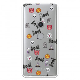 Carcasa Halloween Icons para Sony Xperia XZ2- La Casa de las Carcasas