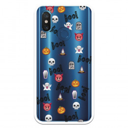 Carcasa Halloween Icons para Xiaomi Mi 8 - La Casa de las Carcasas