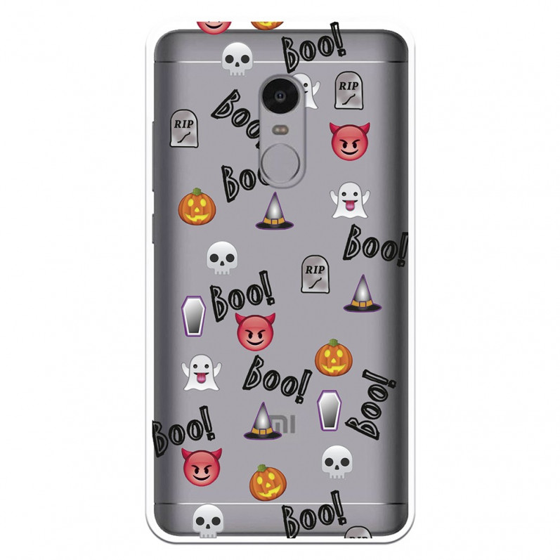 Carcasa Halloween Icons para Xiaomi Redmi Note 4 - La Casa de las Carcasas