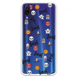 Carcasa Halloween Icons para Xiaomi Redmi 7- La Casa de las Carcasas