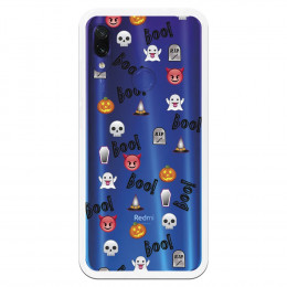 Carcasa Halloween Icons para Xiaomi Redmi Note 7- La Casa de las Carcasas