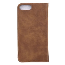 Funda Libro Multifuncional Marrón para iPhone 8 Plus