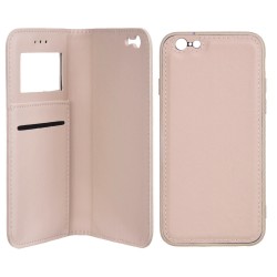 Funda Libro Multifuncional Rosa Arena para iPhone 6