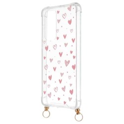 Funda Silicona Colgante Corazones para Huawei P40