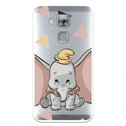Funda para Huawei Nova Plus Oficial de Disney Dumbo Silueta Transparente - Dumbo