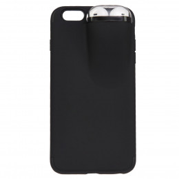 Carcasa Porta Auriculares Negro para iPhone 6 Plus- La Casa de las Carcasas