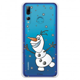 Funda para Huawei P Smart Plus 2019 Oficial de Disney Olaf Transparente - Frozen