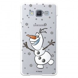 Funda para Samsung Galaxy A5 Oficial de Disney Olaf Transparente - Frozen