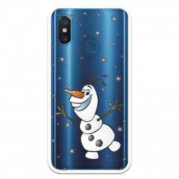Funda para Xiaomi Mi 8 Oficial de Disney Olaf Transparente - Frozen