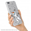 Carcasa para Xiaomi Mi A3 Oficial de Disney Olaf Transparente - Frozen