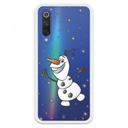 Funda para Xiaomi Mi 9 SE Oficial de Disney Olaf Transparente - Frozen