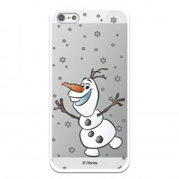 Funda para iPhone 5S Oficial de Disney Olaf Transparente - Frozen