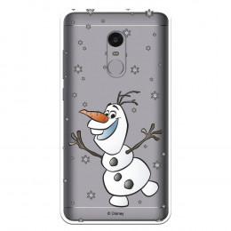 Funda para Xiaomi Redmi Note 4X Oficial de Disney Olaf Transparente - Frozen