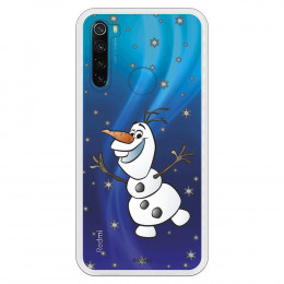Funda para Xiaomi Redmi Note 8 Oficial de Disney Olaf Transparente - Frozen