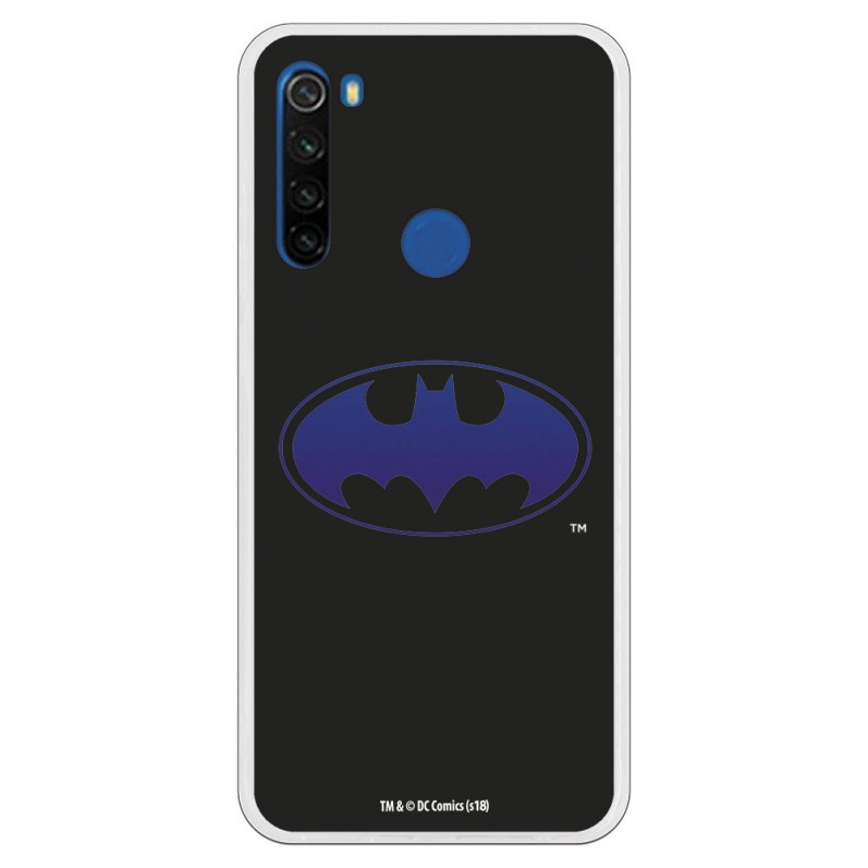 Funda para Xiaomi Redmi Note 8T Oficial de DC Comics Batman Logo Transparente - DC Comics