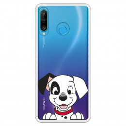 Funda para Huawei P30 Lite Oficial de Disney Cachorro Sonrisa - 101 Dálmatas
