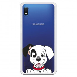 Funda para Samsung Galaxy A10 Oficial de Disney Cachorro Sonrisa - 101 Dálmatas