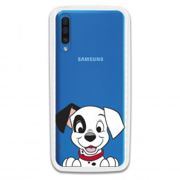 Funda para Samsung Galaxy A70 Oficial de Disney Cachorro Sonrisa - 101 Dálmatas