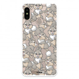 Funda para Xiaomi Mi A2 Lite Oficial de Disney Tambor Patrones - Bambi
