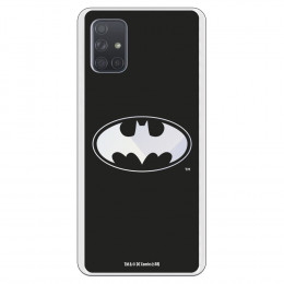Funda para Samsung Galaxy A71 Oficial de DC Comics Batman Logo Transparente - DC Comics