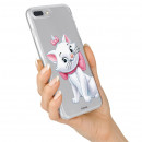 Carcasa para Xiaomi Mi Note 10 Pro Oficial de Disney Marie Silueta - Los Aristogatos