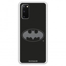 Funda para Samsung Galaxy S20 Oficial de DC Comics Batman Logo Transparente - DC Comics