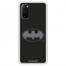 Funda para Samsung Galaxy S20 Oficial de DC Comics Batman Logo Transparente - DC Comics