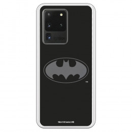 Funda para Samsung Galaxy S20 Ultra Oficial de DC Comics Batman Logo Transparente - DC Comics