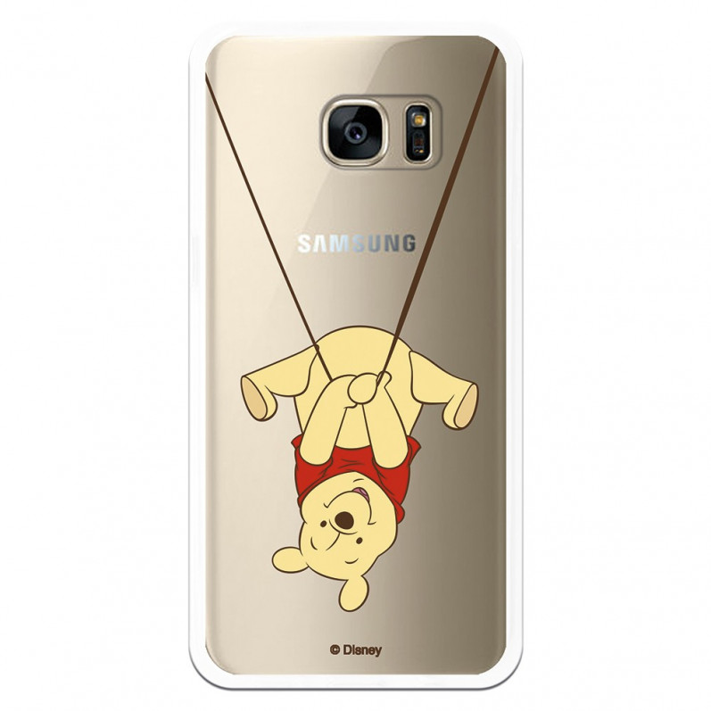 Funda para Samsung Galaxy S7 Edge Oficial de Disney Winnie  Columpio - Winnie The Pooh