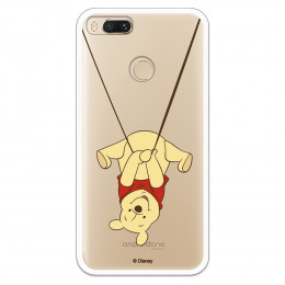 Funda para Xiaomi Mi A1 Oficial de Disney Winnie  Columpio - Winnie The Pooh