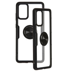 Funda Ring Transparente Negra para Samsung Galaxy S20 Plus