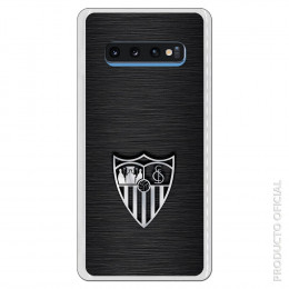 Carcasa Oficial Sevilla escudo plata para Samsung Galaxy S10 Plus- La Casa de las Carcasas
