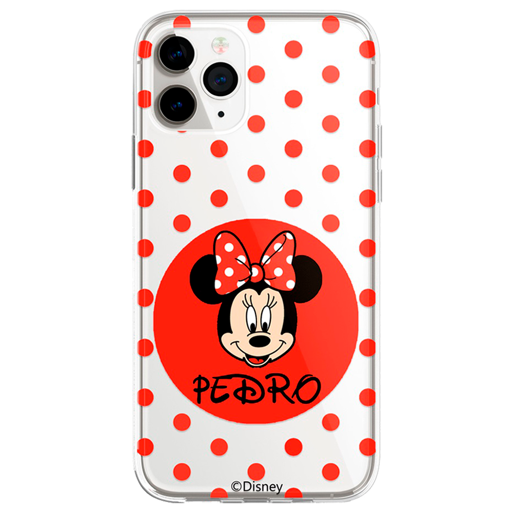 Coque Téléphone Portable Personnalisée Disney avec ton nom Minnie Mouse -  Licence Officielle de Disney - Licence Officielle de D