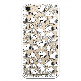 Funda para iPhone 7 Oficial de Peanuts Snoopy siluetas - Snoopy