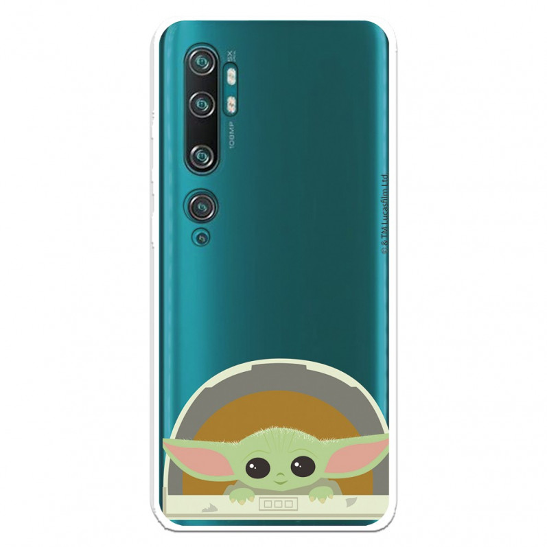 Funda para Xiaomi Mi Note 10 Oficial de Star Wars Baby Yoda Sonrisas - Star  Wars