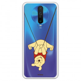 Funda para Xiaomi Redmi K30 Oficial de Disney Winnie  Columpio - Winnie The Pooh
