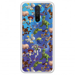 Funda para Xiaomi Redmi K30 Oficial de Disney Muñecos Toy Story Siluetas - Toy Story