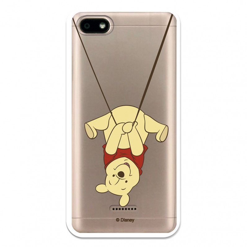 Coque pour Xiaomi Redmi 6A Officielle de Disney Winnie Balançoire - Winnie The Pooh